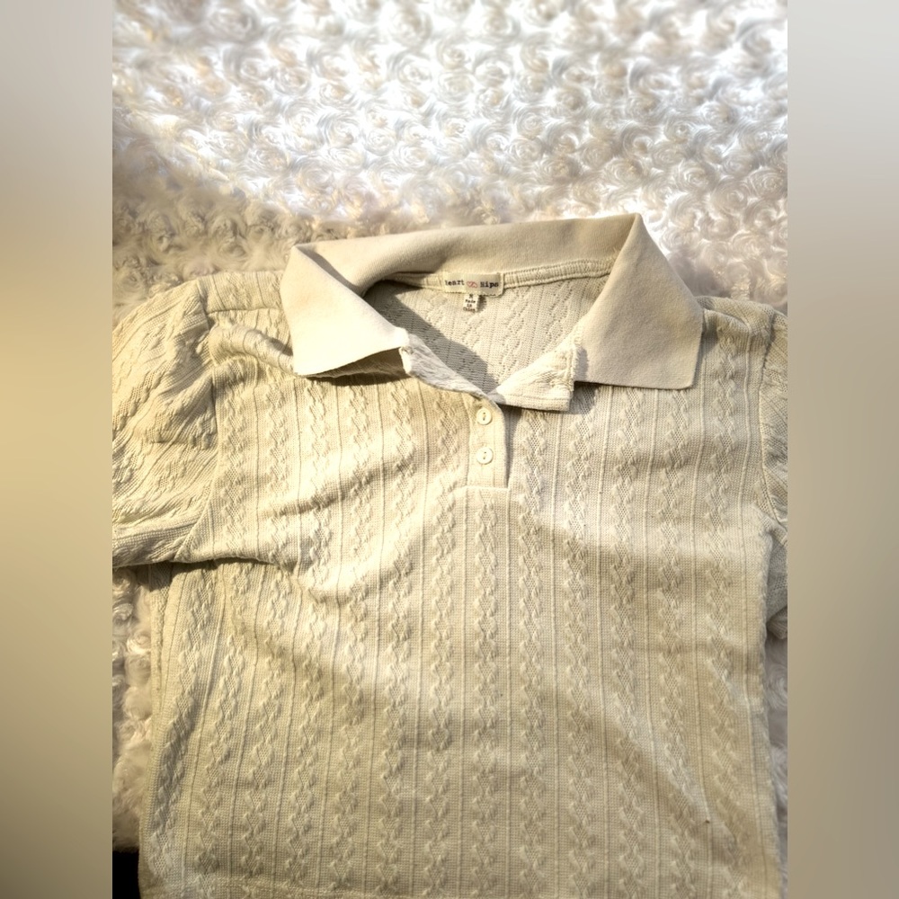 Polo crop top